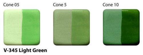 AMACO Velvet Underglaze V-345 - Light Green - 2 fluid oz.